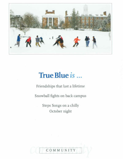Mercersburg Academy: True Blue Brochure